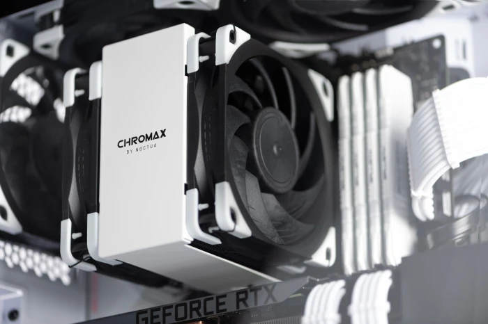 Noctua 120mm NF-A12x25-PWM chromax.black swap