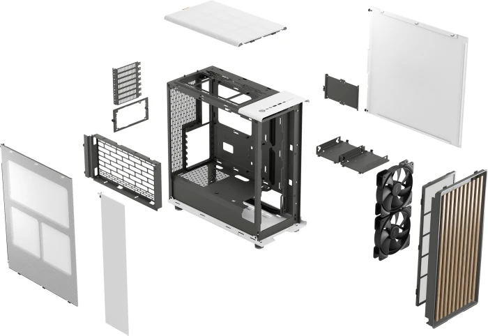 FRACTAL DESIGN North Chalk White