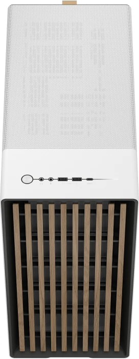 FRACTAL DESIGN North Chalk White TG Clear