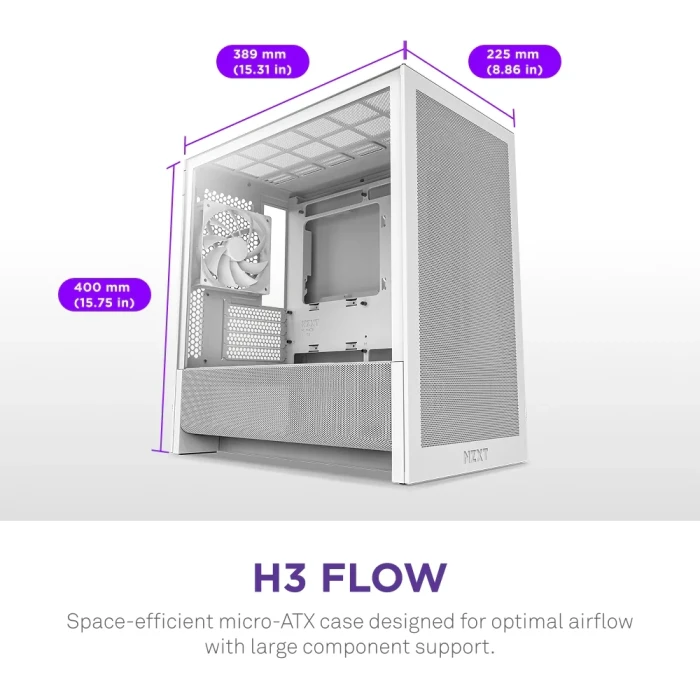 NZXT H3 Flow White