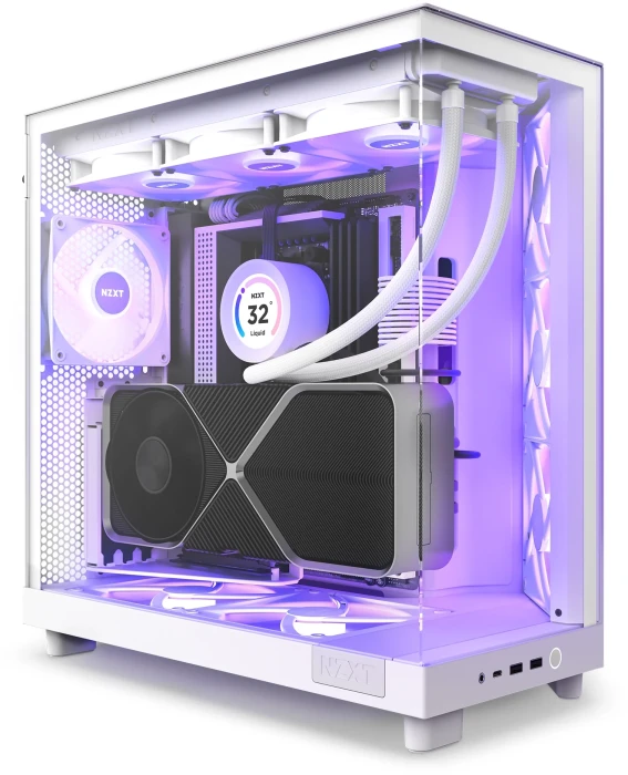 NZXT H6 Flow RGB Matte White