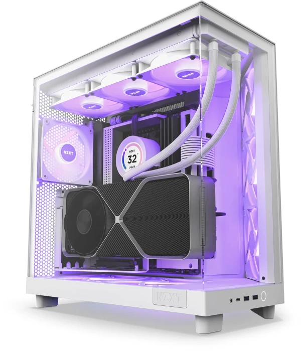 NZXT H6 Flow RGB Matte White
