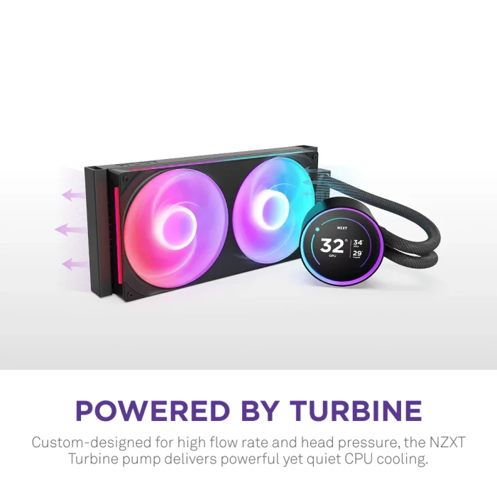 NZXT Kraken Elite 280 RGB LCD v2 Black