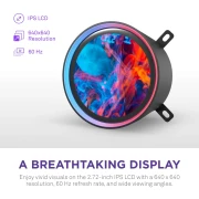NZXT Kraken Elite 280 RGB LCD v2 Black