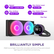 NZXT Kraken Elite 280 RGB LCD v2 Black