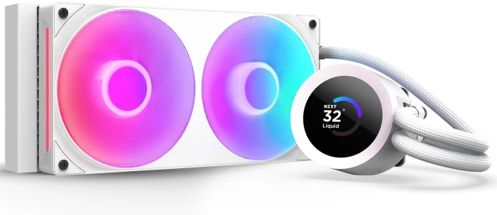 NZXT Kraken Plus 240 RGB LCD White