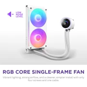 NZXT Kraken Plus 240 RGB LCD White