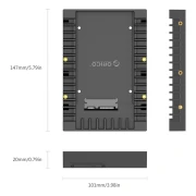 Orico кади за харддиск HDD Caddy 2.5-to-3.5 inch - 1125SS-V1-BK-BP