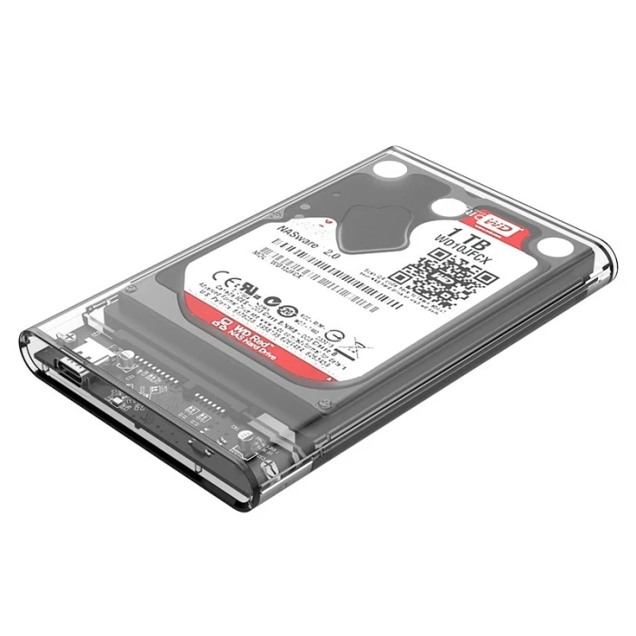 Orico  2.5 inch 10Gbps Type-C Transparent