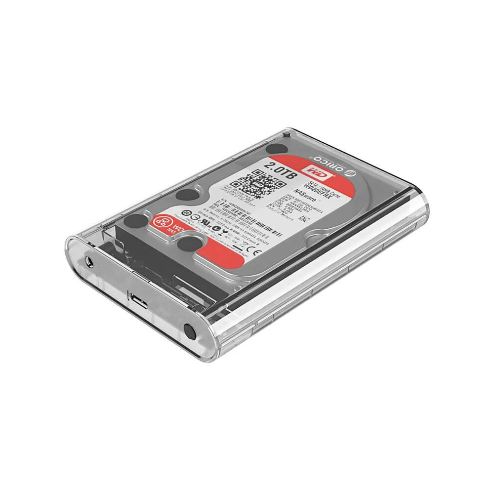 Orico кутия за диск Storage - Case - 3.5 inch USB3.0 transparent - 3139U3