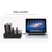 Orico докинг станция Storage - HDD/SSD Dock/Duplicator - 4x 2.5 and 3.5 inch USB3.0, black - 6648US3-C