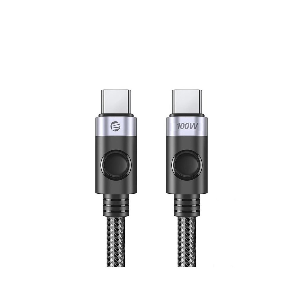 Orico кабел Cable USB C-to-C PD 100W Charging 1.5m Black - C2CZ-BK-15