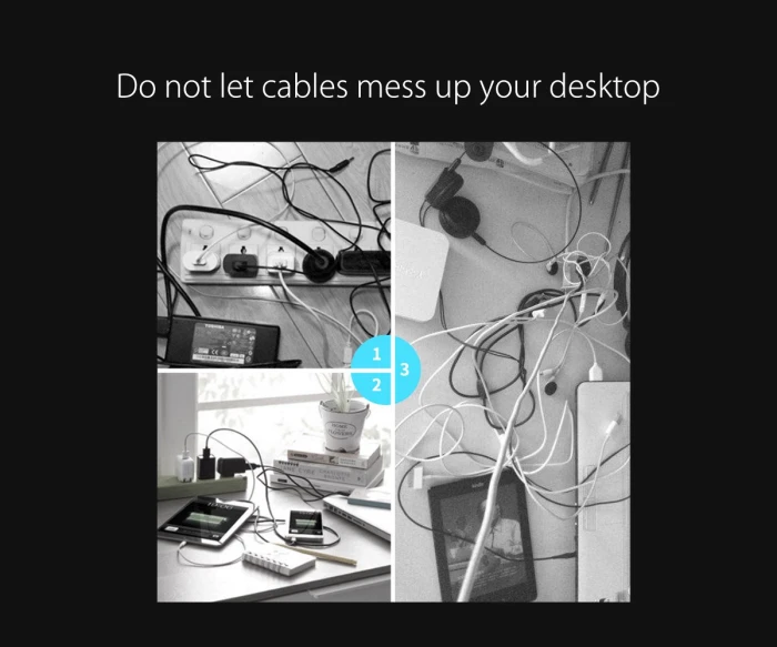 Orico организатор за кабели Cable Management - CBSX-BK