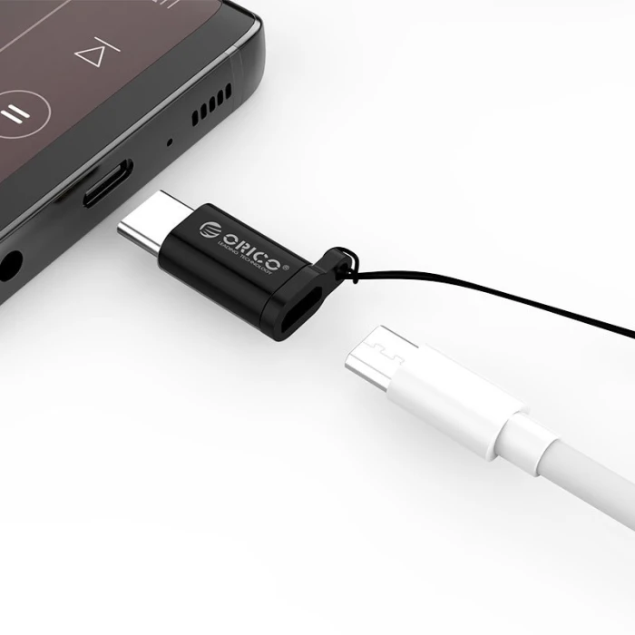Orico преходник Adapter OTG -  USB Micro B to Type-C - CBT-MT01-SV
