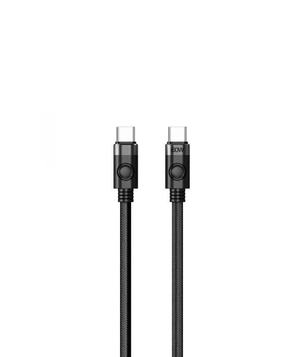Orico кабел USB C-to-C PD 60W Charging 1.0m Black