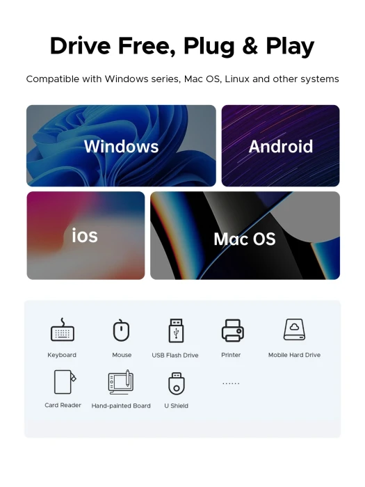Orico CL7U-U3 7 x USB 5Gbps