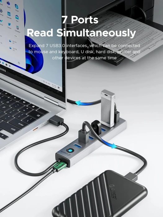 Orico CL7U-U3 7 x USB 5Gbps