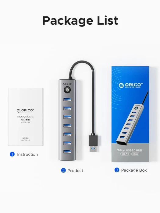 Orico CL7U-U3 7 x USB 5Gbps