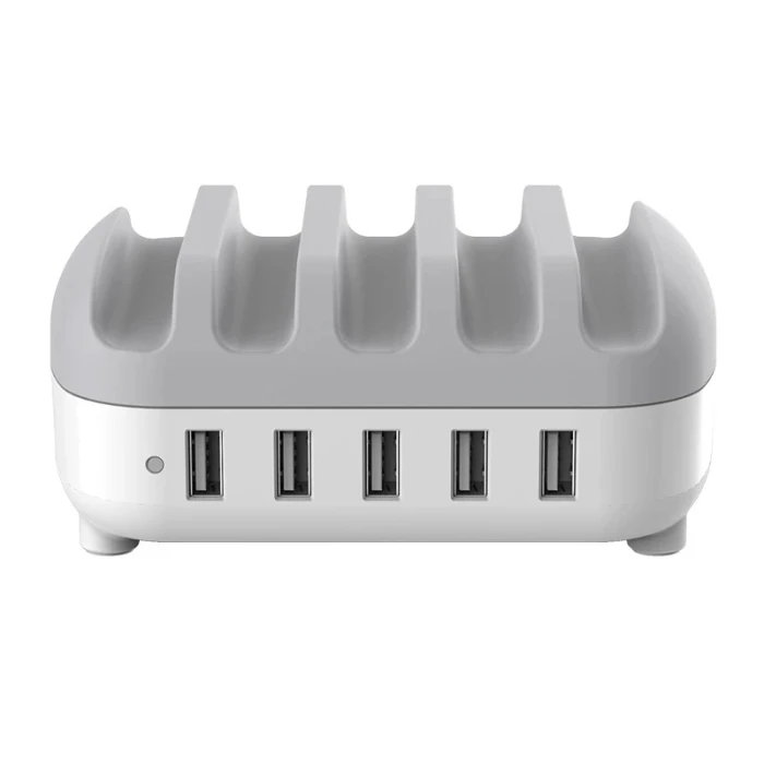 Orico Charger Station 220V - 5 x USB 40W White - DUK-5P-EU-WH