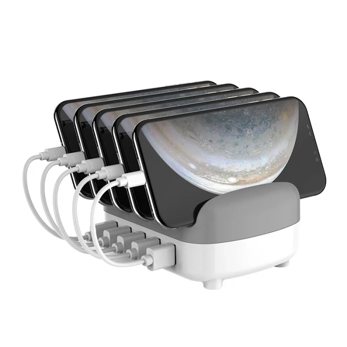 Orico Charger Station 220V - 5 x USB 40W White - DUK-5P-EU-WH
