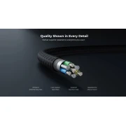 Orico кабел USB C-to-C PD 100W Charging 1.5m Black