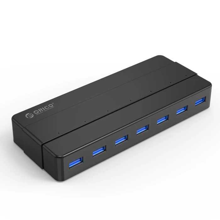 Orico хъб USB3.0 HUB 7 port Black - H7928-U3-V1-BK