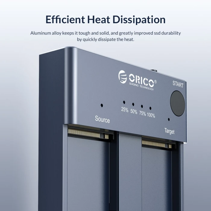 Orico докинг станция Storage - Duplicator for SSD NVMe M.2 - M2P2-C3-C