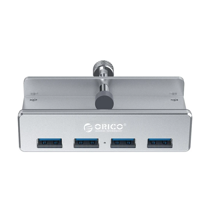 Orico хъб USB 3.0 HUB Clip Type 4 port -  Aluminum - MH4PU-SV