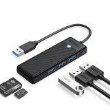Orico хъб USB3.0 HUB - 3 x USB3.0, SD, TF
