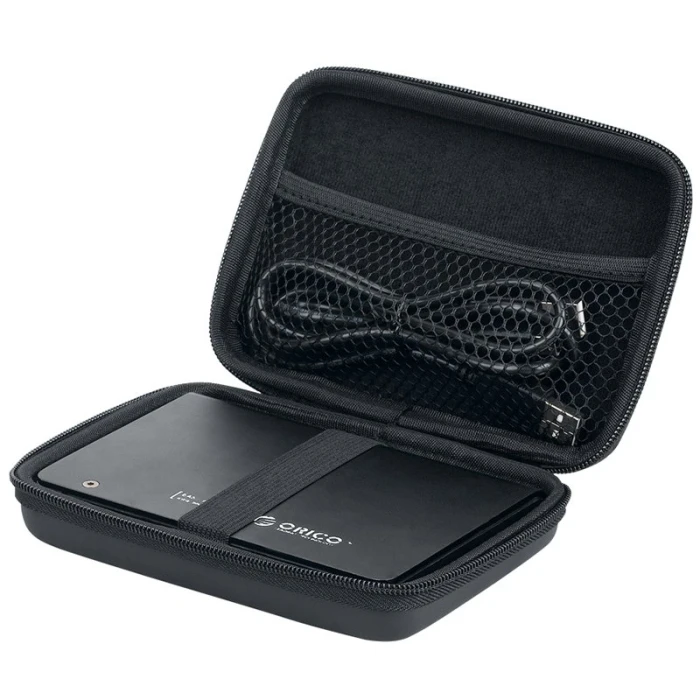 Orico калъф за външни дискове Portable Storage Bag - 2.5" Black - PHB-25-BK