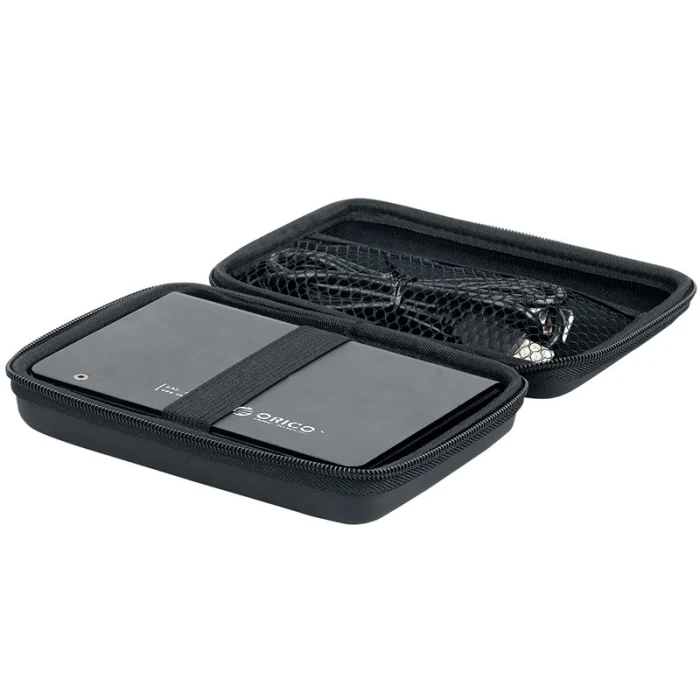 Orico калъф за външни дискове Portable Storage Bag - 2.5" Black - PHB-25-BK