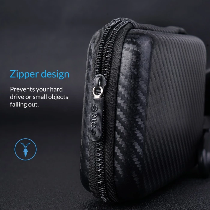 Orico калъф за външни дискове Portable Storage Bag - 2.5" Black - PHM-25-BK