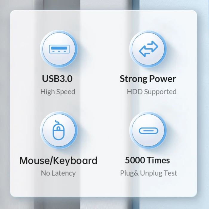 Orico хъб HUB USB3.1 3 port - 2 x USB3.0, 1 x Type C, Black - PWC2U-C3-015-BK