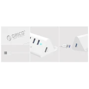 Orico хъб USB3.0 HUB 4 port, Black - SHC-U3