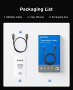 USB-C Thunderbolt 5 80Gbps 240W - 1.0m