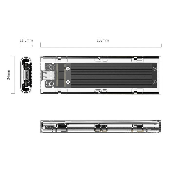 Orico M.2 NVMe Type-C - TCM2-C3-BK
