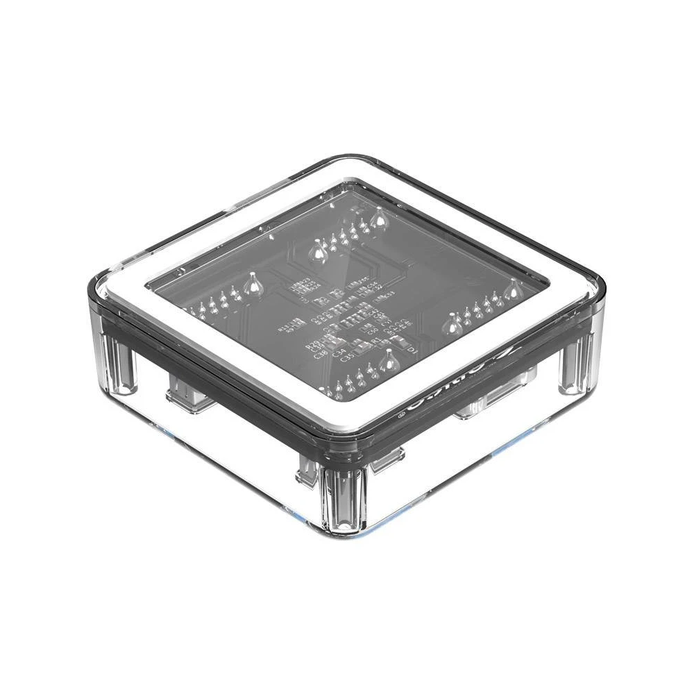 Orico хъб USB3.0 HUB 4 port transparent - MH4U-U3-03-CR