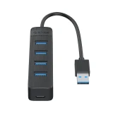 Orico хъб USB3.0 HUB 4 port - Type C input  TWU3-4A-BK