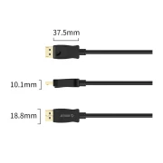 Orico Кабел Cable - Display Port v1.2 DP M / M Black 4K 1m - XD-DTDP4-10-BK