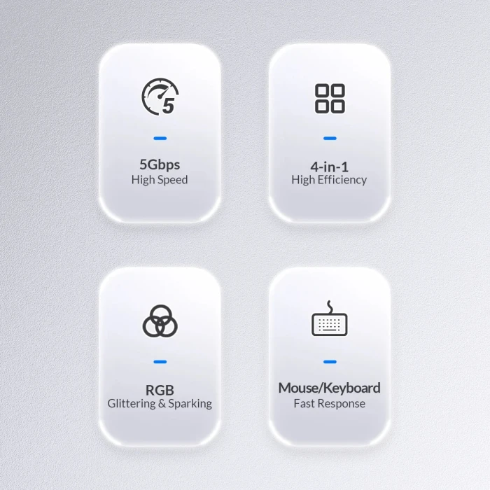 Orico 3 x USB 5Gbps + 3.5mm Audio
