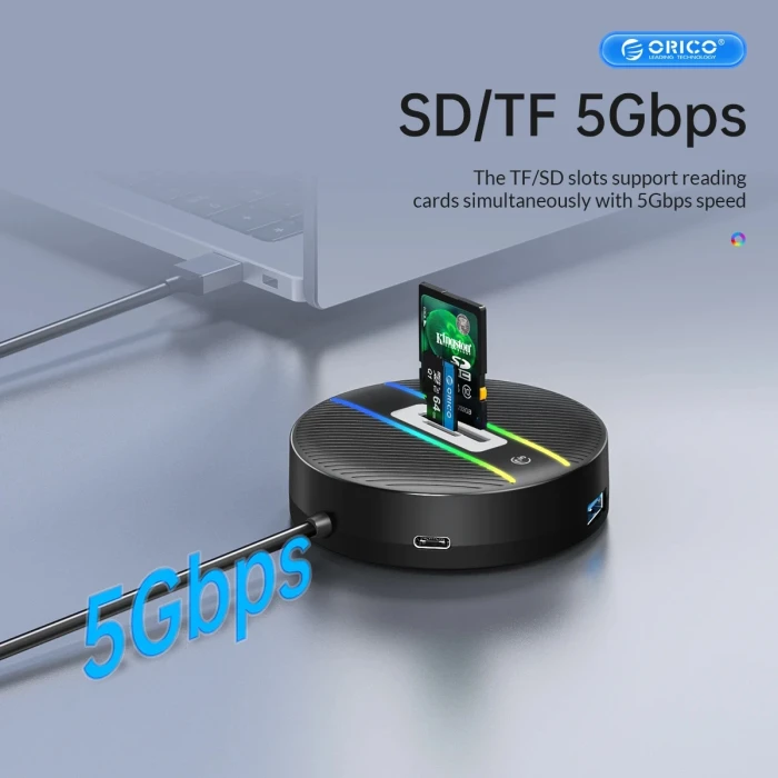 Orico 3 x USB 5Gbps + 3.5mm Audio