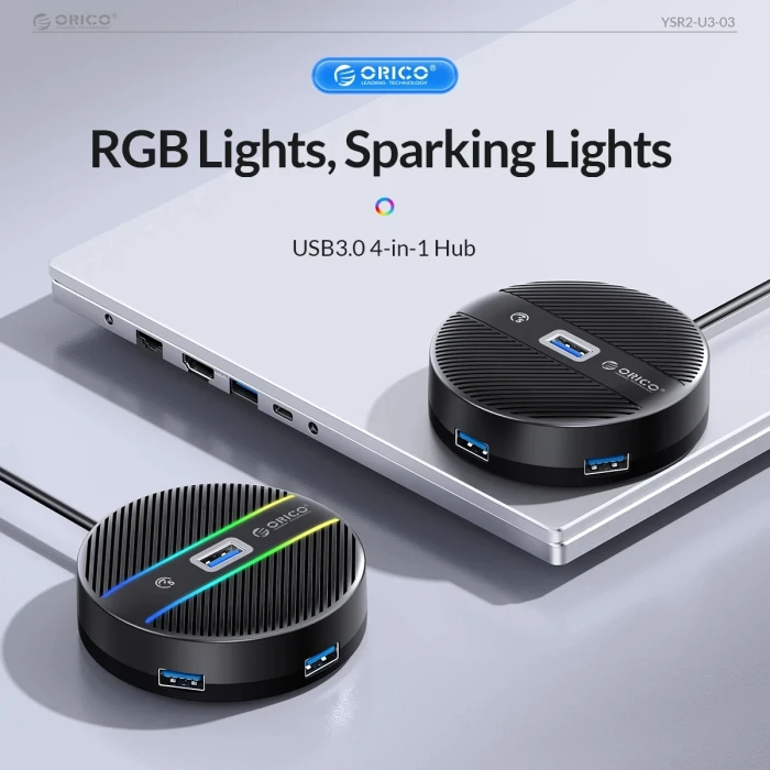 Orico 3 x USB 5Gbps + 3.5mm Audio