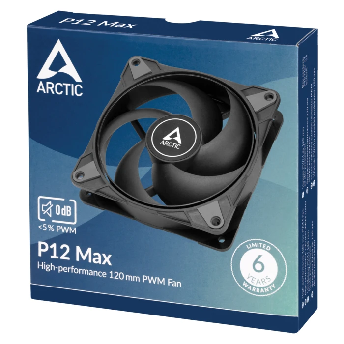 Arctic P12 Max Black