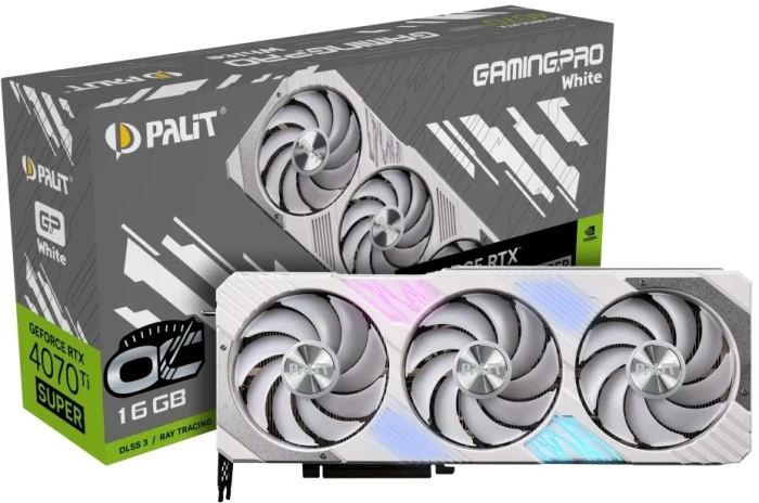 Palit RTX 4070 Ti SUPER GamingPro White OC 16G