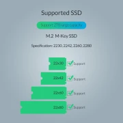 Orico външна кутия за диск M.2 NVMe M-key 10 Gbps - PCM2-C3-SV