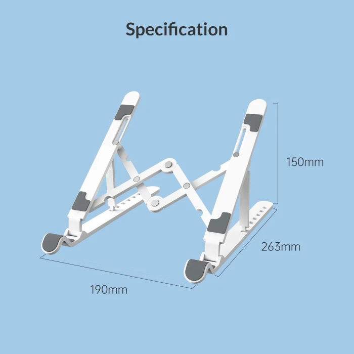 Orico поставка за лаптоп Laptop Stand - White - PFB-A24-WH