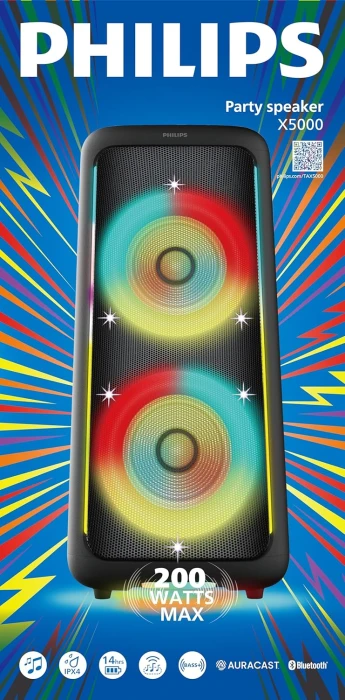 PHILIPS Bluetooth Party Speaker 200W