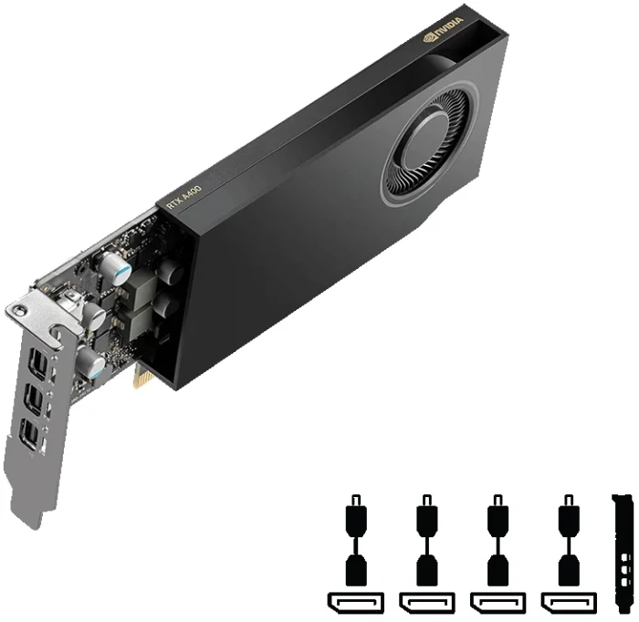 PNY RTX A400 4GB - VCNRTXA400ATX-PB