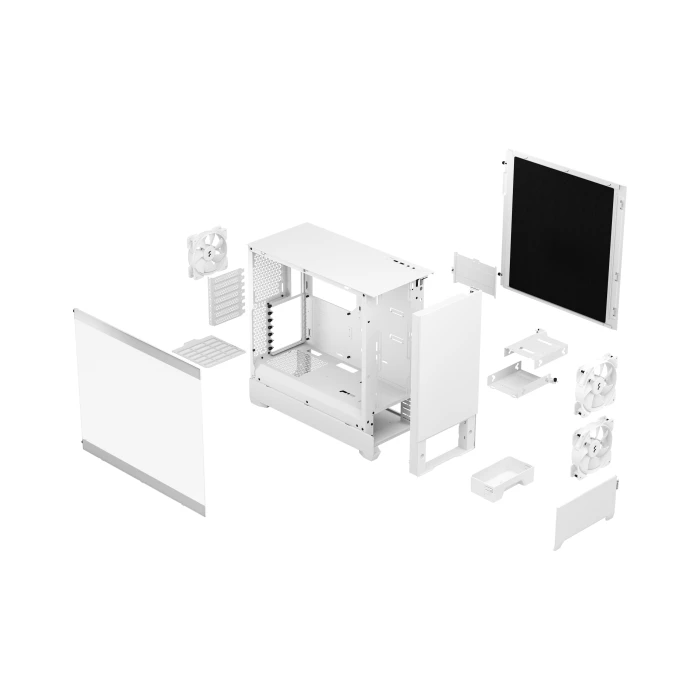FRACTAL DESIGN POP SILENT WHITE TG Clear