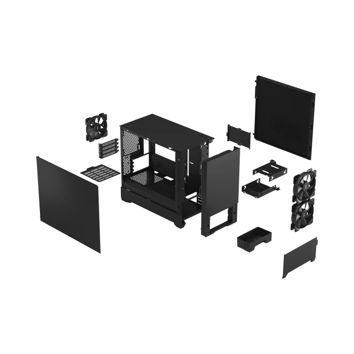 FRACTAL DESIGN POP MINI SILENT BLACK SOLID